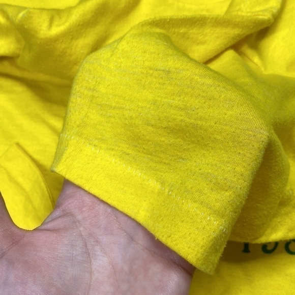 Vintage Screen Stars Bucks For Bikes 1981 Yellow Short Sleeve Tshirt Size Medium - Picture 5 of 6